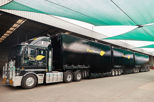 Example of a B-triple road train