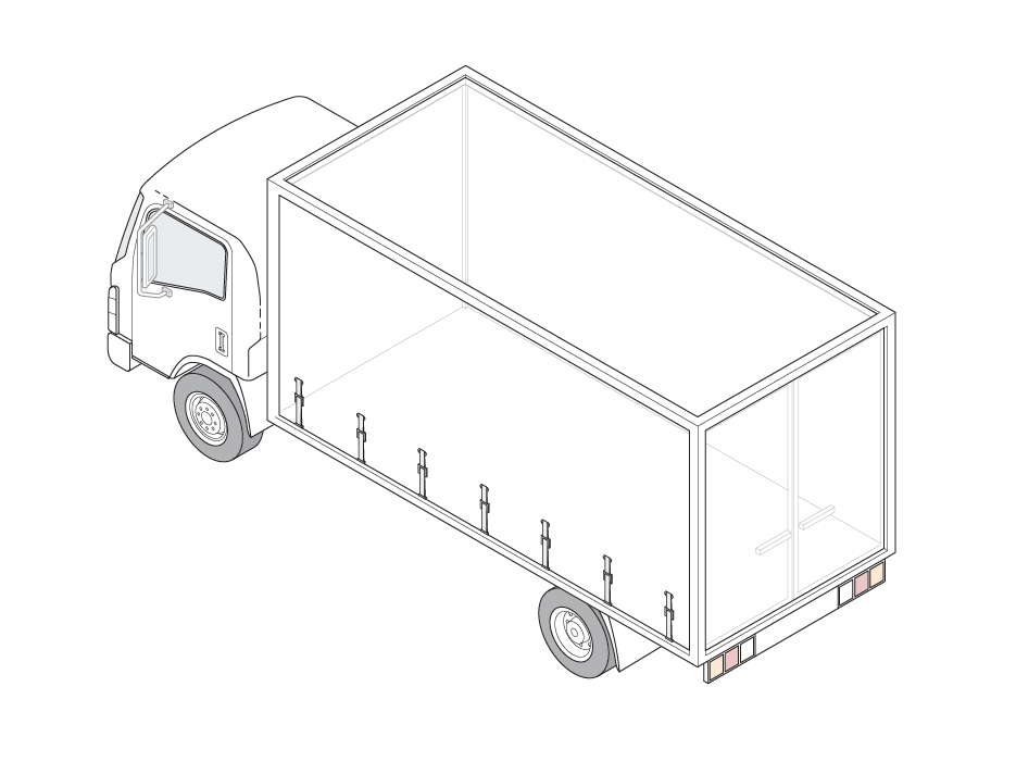 Rated curtain-sided vehicles.